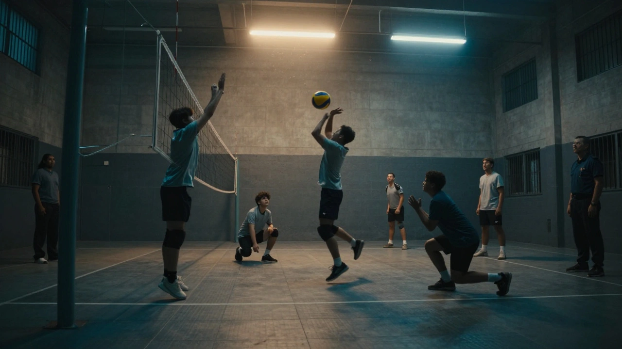 Indoor Gym Activities in Prisons: Volleyball, Floor Hockey, and More
