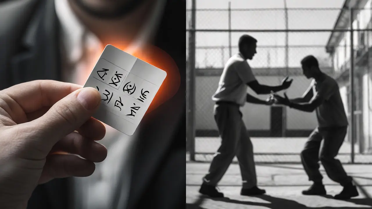 Conceptual image linking pocket-sized coping tools to conflict resolution in prison.